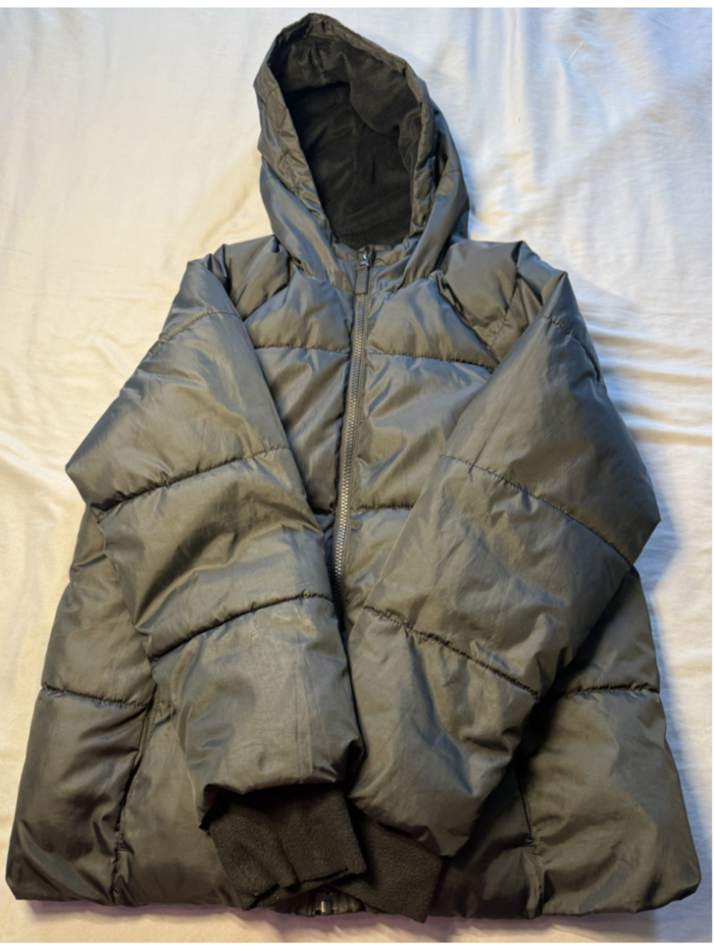 Swiss Tech Packable Puffer Jacket Black,Tech,Full Zip, Size Xl (14-16)